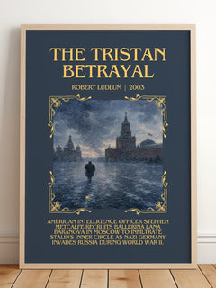 The Tristan Betrayal Minimalist Book Poster by Robert Ludlum – image 2