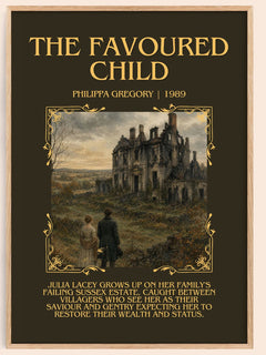 The Favoured Child Minimalist Book Poster by Philippa Gregory – image 1