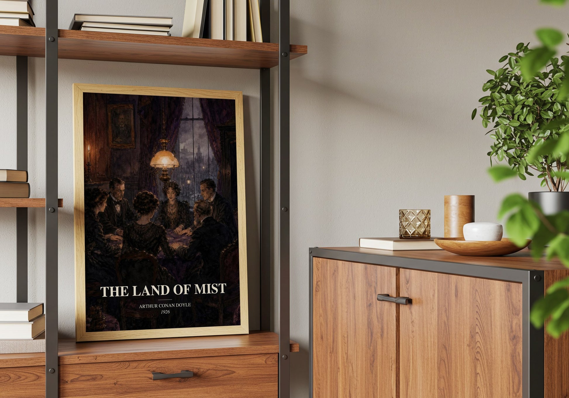 The Land Of Mist book watercolour illustration paper finish options – matte satin gloss