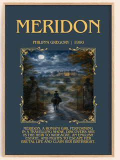 Meridon Minimalist Book Poster by Philippa Gregory – image 1