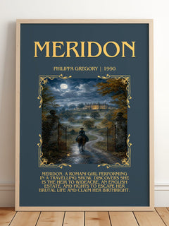 Meridon Minimalist Book Poster by Philippa Gregory – image 2