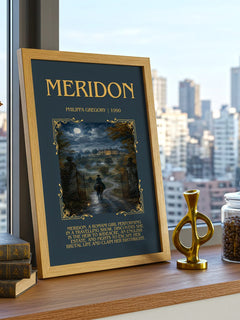 Meridon Minimalist Book Poster by Philippa Gregory – image 3