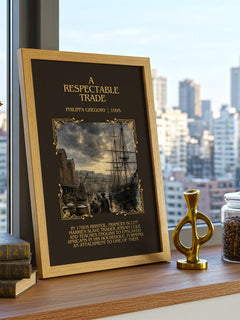 A Respectable Trade Minimalist Book Poster by Philippa Gregory – image 3