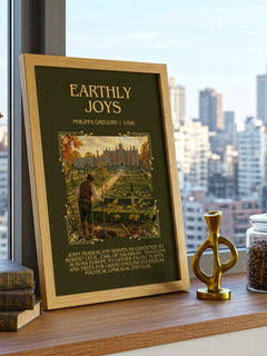 Earthly Joys Minimalist Book Poster by Philippa Gregory – image 3
