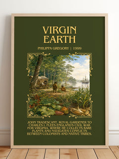Virgin Earth Minimalist Book Poster by Philippa Gregory – image 2