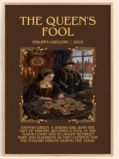 The Queen's Fool Minimalist Book Poster by Philippa Gregory – image 1
