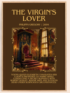 The Virgin's Lover Minimalist Book Poster by Philippa Gregory – image 1