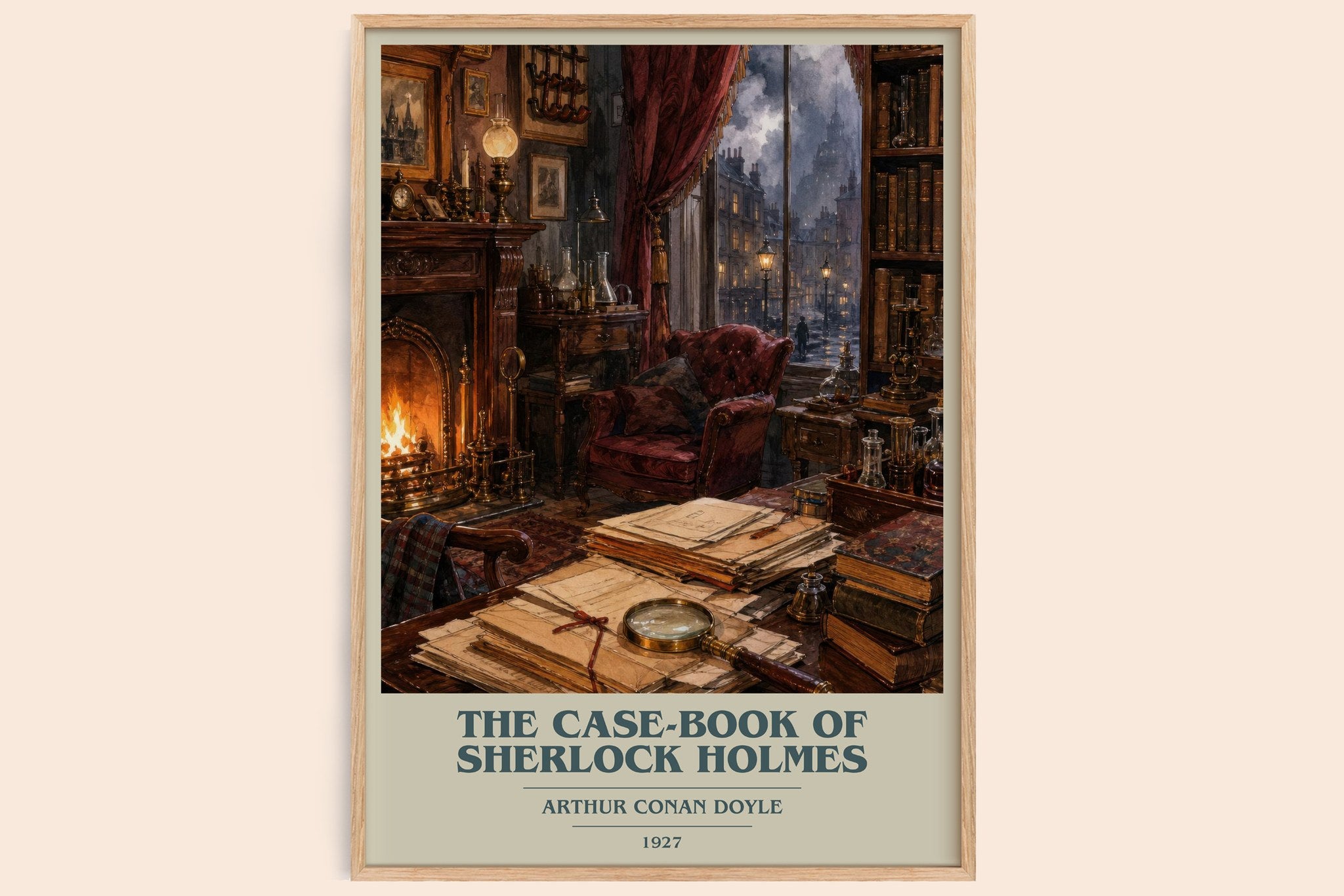 Case-Book Of Sherlock Holmes Book Cover Poster by Arthur Conan Doyle