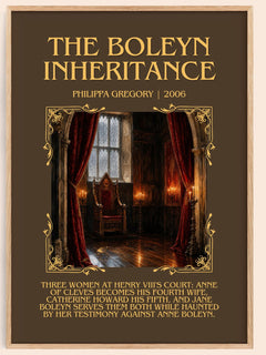 The Boleyn Inheritance Minimalist Book Poster by Philippa Gregory – image 1