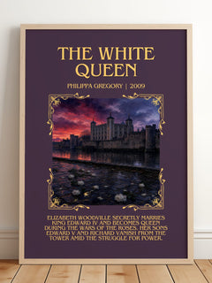 The White Queen Minimalist Book Poster by Philippa Gregory – image 2