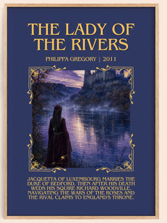 The Lady of the Rivers Minimalist Book Poster by Philippa Gregory – image 1