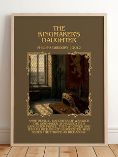 The Kingmaker's Daughter Minimalist Book Poster by Philippa Gregory – image 2