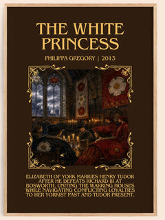 The White Princess Minimalist Book Poster by Philippa Gregory – image 1