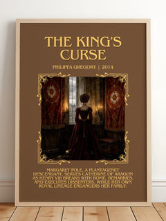 The King's Curse Minimalist Book Poster by Philippa Gregory – image 2