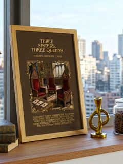 Three Sisters, Three Queens Minimalist Book Poster by Philippa Gregory – image 3