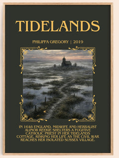 Tidelands Minimalist Book Poster by Philippa Gregory – image 1