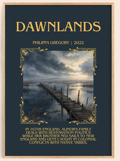 Dawnlands Minimalist Book Poster by Philippa Gregory – image 1