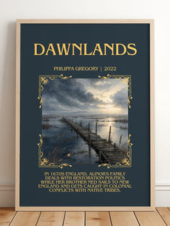 Dawnlands Minimalist Book Poster by Philippa Gregory – image 2