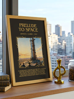 Prelude to Space Minimalist Book Poster by Arthur C. Clarke – image 3
