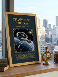 Islands in the Sky Minimalist Book Poster by Arthur C. Clarke – image 3