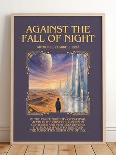 Against the Fall of Night Minimalist Book Poster by Arthur C. Clarke – image 2