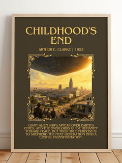 Childhood's End Minimalist Book Poster by Arthur C. Clarke – image 2