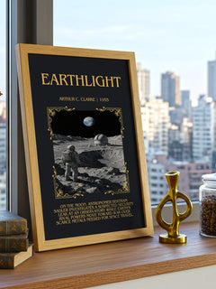 Earthlight Minimalist Book Poster by Arthur C. Clarke – image 3