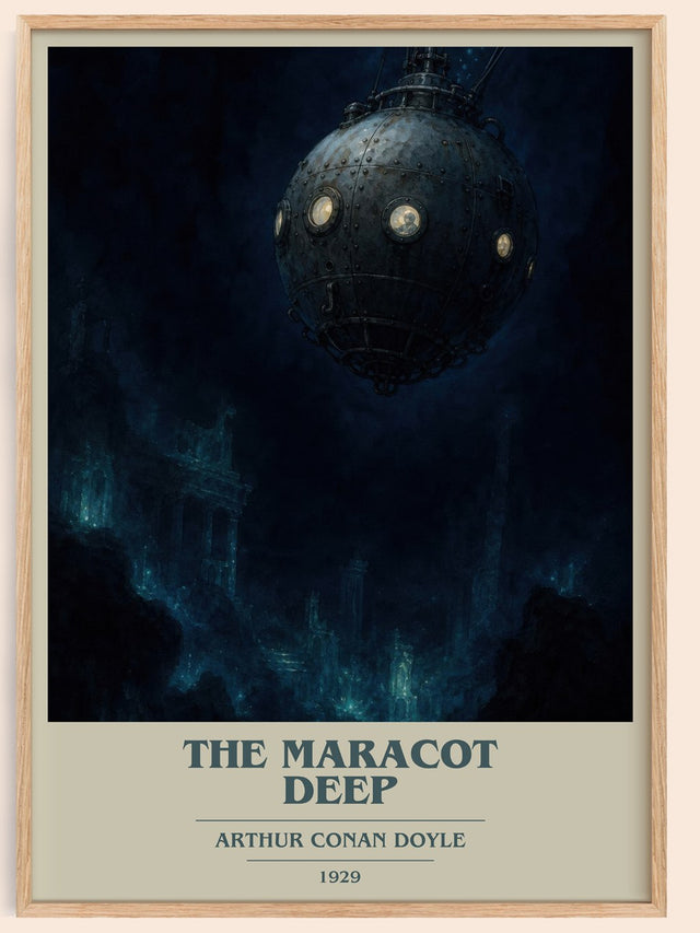 The Maracot Deep Book Cover Poster by Arthur Conan Doyle