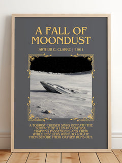 A Fall of Moondust Minimalist Book Poster by Arthur C. Clarke – image 2
