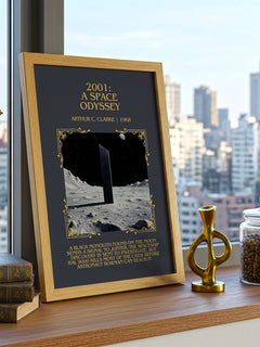 2001: A Space Odyssey Minimalist Book Poster by Arthur C. Clarke – image 3