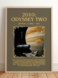 2010: Odyssey Two Minimalist Book Poster by Arthur C. Clarke – image 2