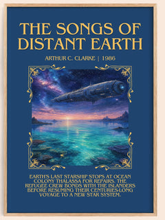The Songs of Distant Earth Minimalist Book Poster by Arthur C. Clarke – image 1