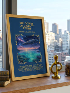 The Songs of Distant Earth Minimalist Book Poster by Arthur C. Clarke – image 3