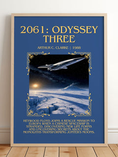 2061: Odyssey Three Minimalist Book Poster by Arthur C. Clarke – image 2