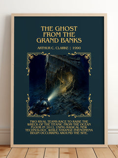 Ghost from the Grand Banks Minimalist Book Poster by Arthur C. Clarke – image 2