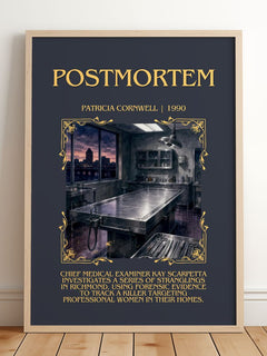 Postmortem Minimalist Book Poster by Patricia Cornwell – image 2
