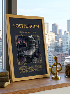 Postmortem Minimalist Book Poster by Patricia Cornwell – image 3