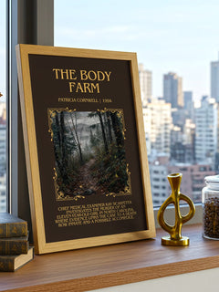 The Body Farm Minimalist Book Poster by Patricia Cornwell – image 3