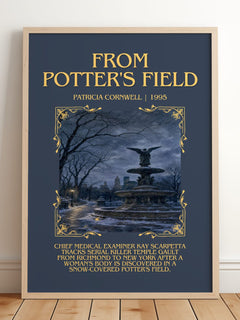 From Potter's Field Minimalist Book Poster by Patricia Cornwell – image 2