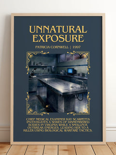 Unnatural Exposure Minimalist Book Poster by Patricia Cornwell – image 2