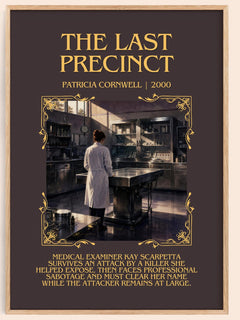 The Last Precinct Minimalist Book Poster by Patricia Cornwell – image 1