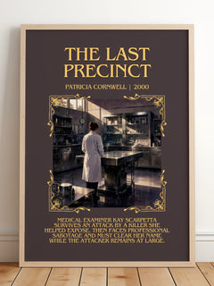 The Last Precinct Minimalist Book Poster by Patricia Cornwell – image 2