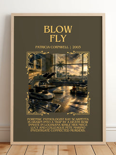 Blow Fly Minimalist Book Poster by Patricia Cornwell – image 2