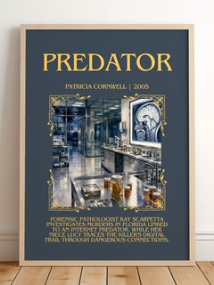 Predator Minimalist Book Poster by Patricia Cornwell – image 2