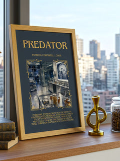 Predator Minimalist Book Poster by Patricia Cornwell – image 3