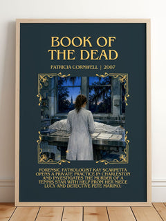 Book of the Dead Minimalist Book Poster by Patricia Cornwell – image 2