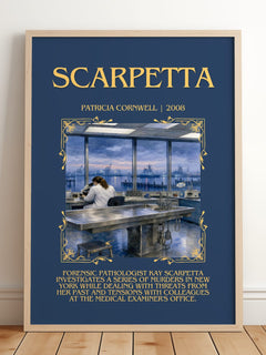 Scarpetta Minimalist Book Poster by Patricia Cornwell – image 2