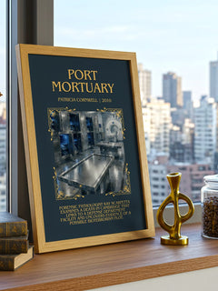 Port Mortuary Minimalist Book Poster by Patricia Cornwell – image 3