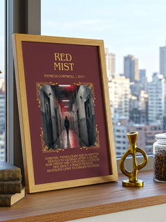 Red Mist Minimalist Book Poster by Patricia Cornwell – image 3
