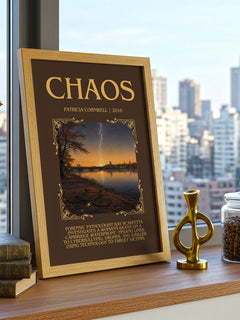 Chaos Minimalist Book Poster by Patricia Cornwell – image 3